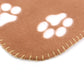 Washable Soft Dog Blanket with Paw Print – Bed Mat & Towel for Pets